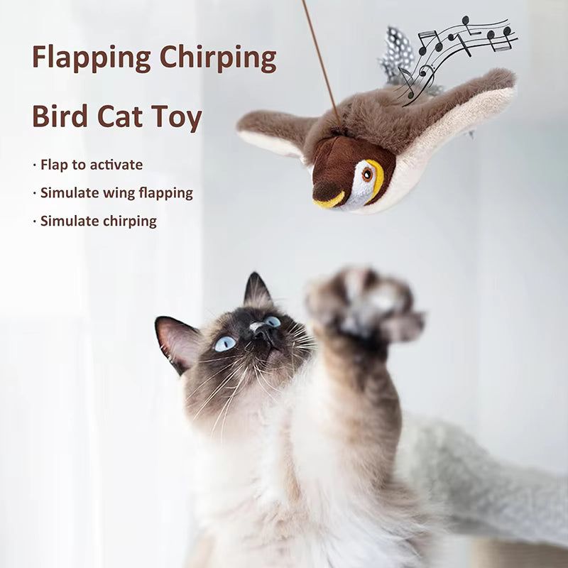 Rechargeable Chirping Flapping Bird for Cat