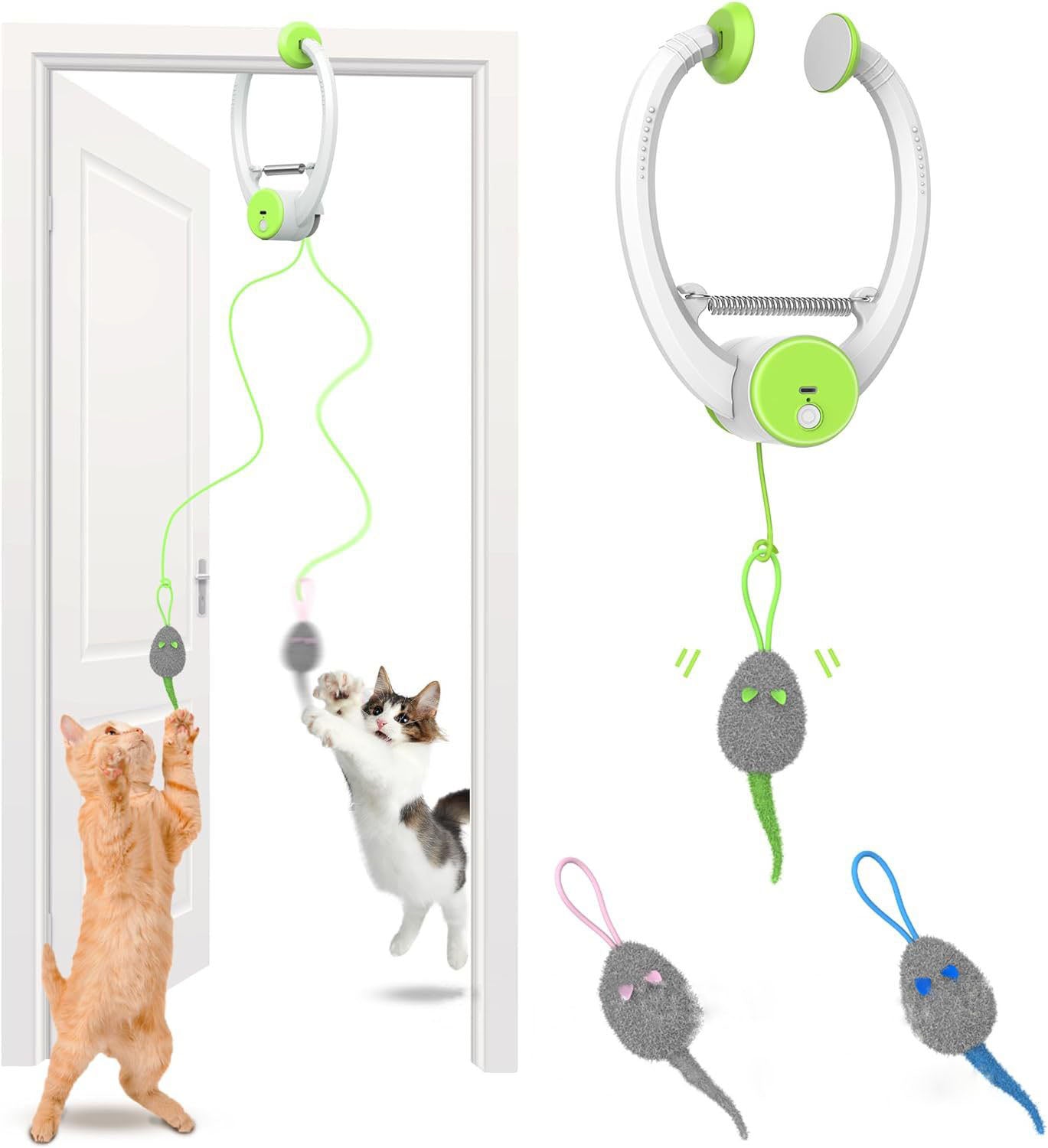 Retractable Hanging Cat Toy
