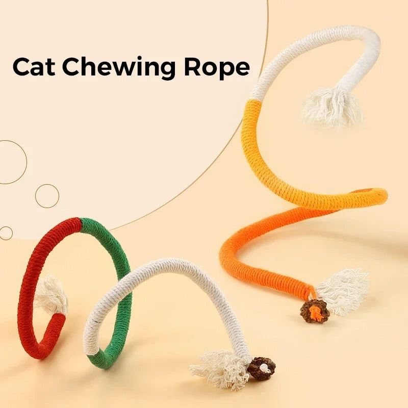 Interactive Cat Scratching Rope