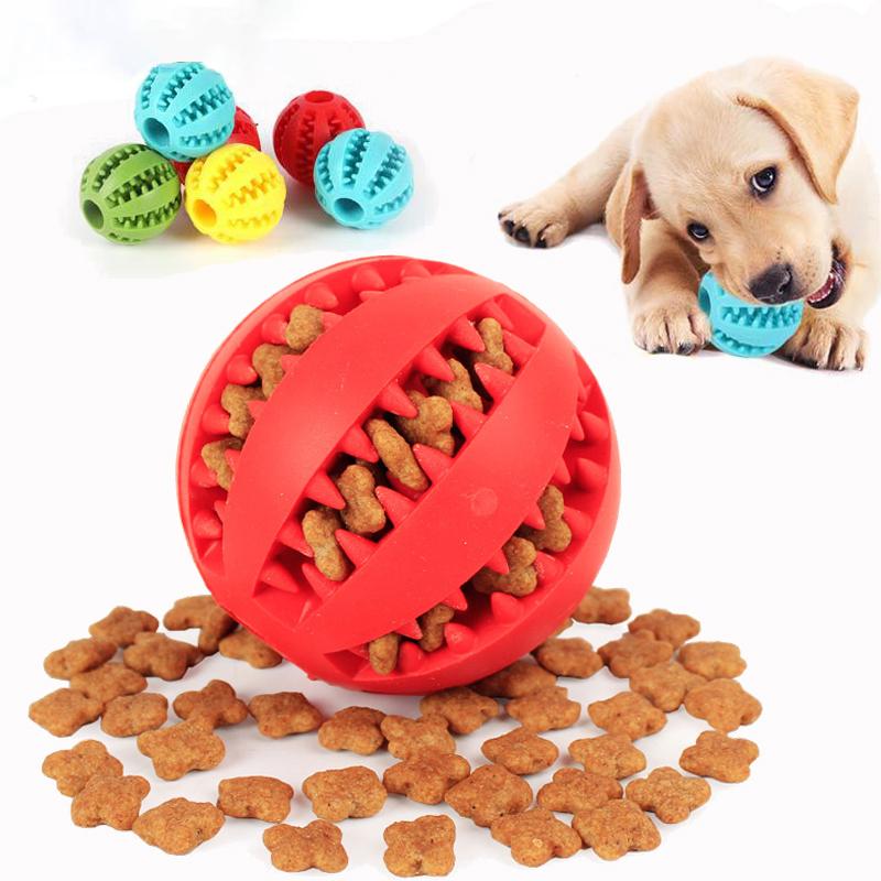 Natural Rubber Treat Ball Toy for Dogs