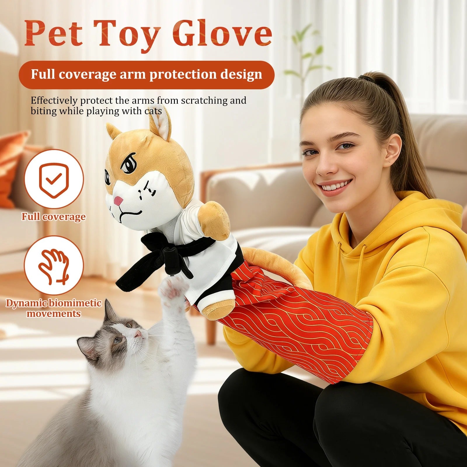 Karate Kitty Gloves