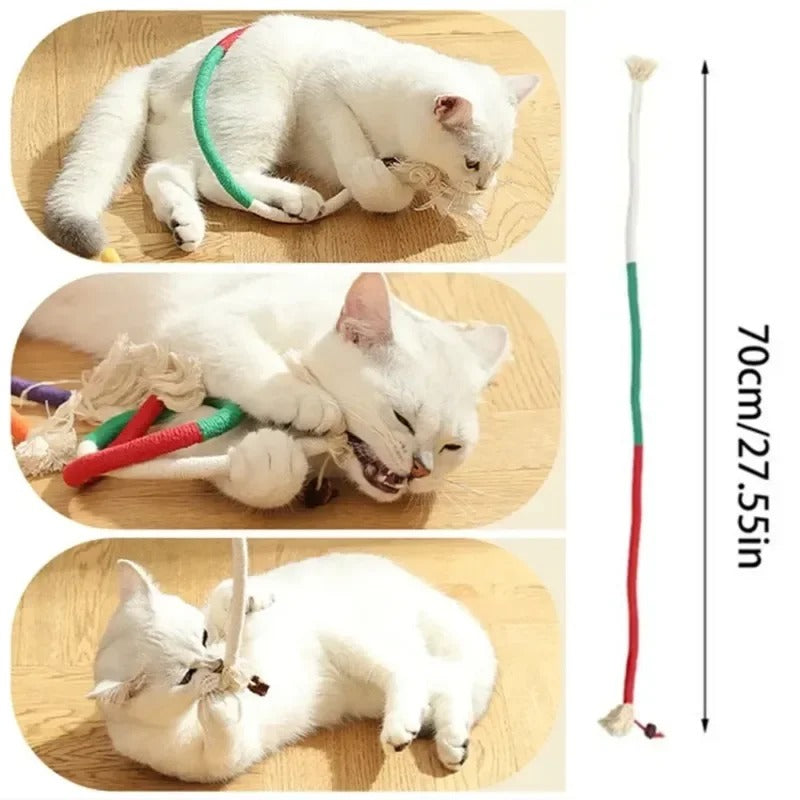 Interactive Cat Scratching Rope