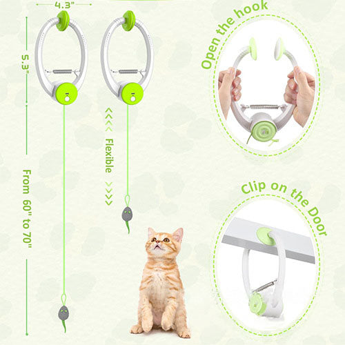 Retractable Hanging Cat Toy