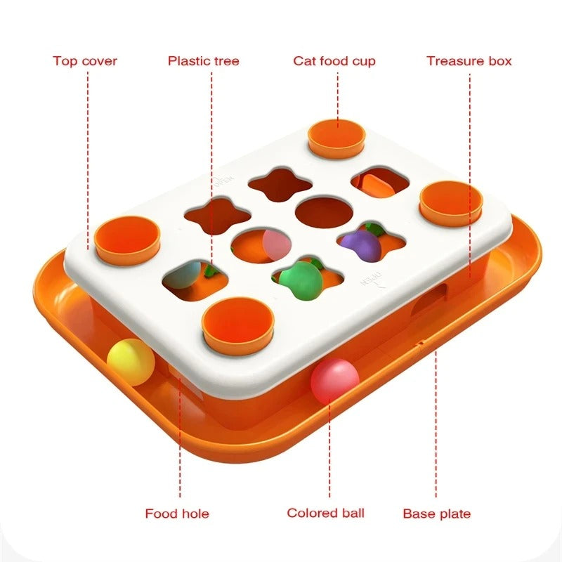 Cat Puzzle Treat Feeder