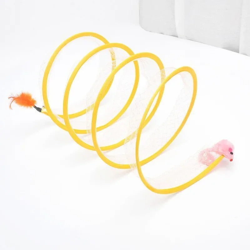Folding Cat Tunnel Interactive Toy