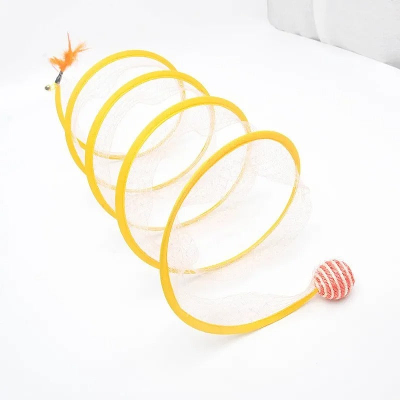 Folding Cat Tunnel Interactive Toy