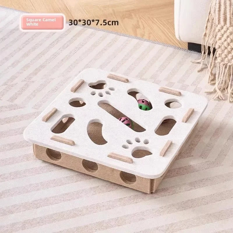 Cat Scratch Puzzle Enrichment Box with Nail File