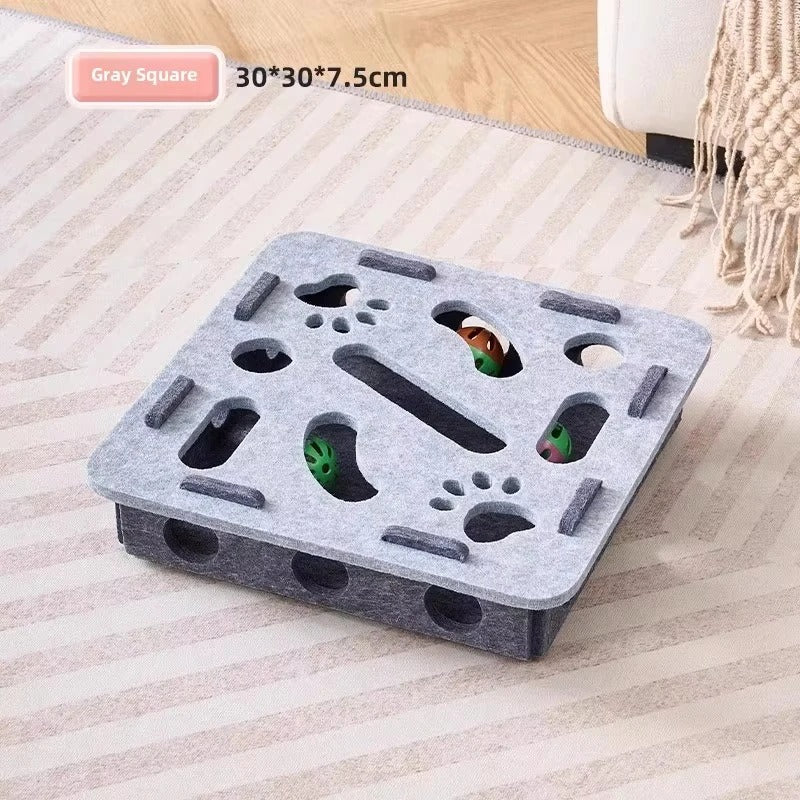 Cat Scratch Puzzle Enrichment Box with Nail File